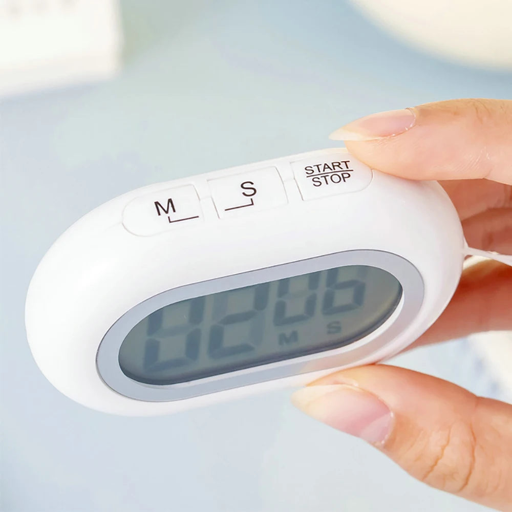 Digitale timer voor keuken en studie met koord