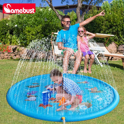 Opblaasbare Sprinkler Speelmat voor Waterpret Buiten