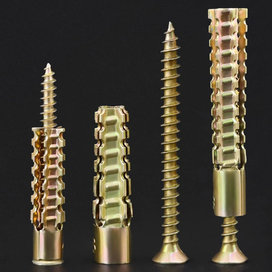 Muurankers staal M5 M6 M8 met schroeven