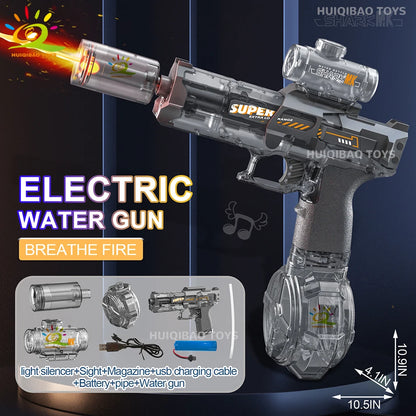 Waterpistool zonder batterij met lichteffecten