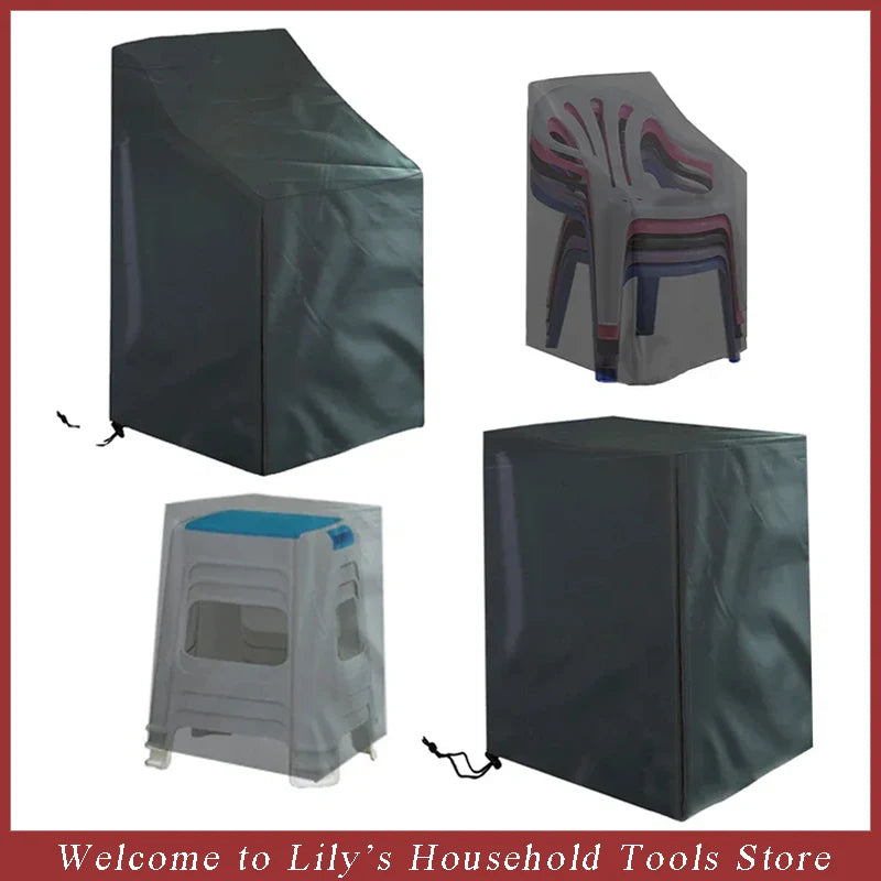 Waterproof Cover for Stacked Garden Chairs