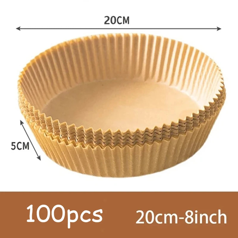 Rond bakpapier airfryer 50 stuks