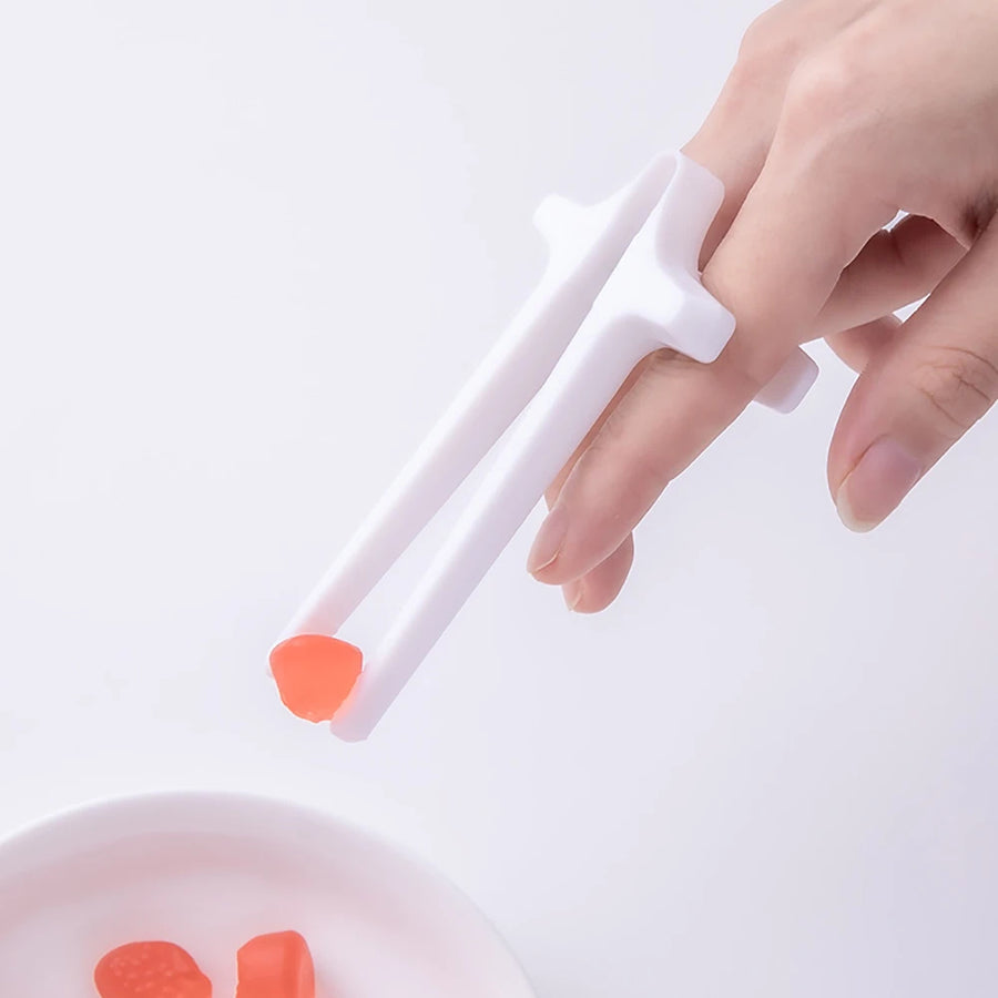 Vinger eetstokjes plastic 9,5 cm