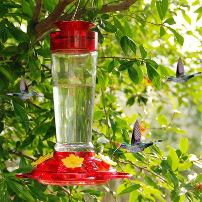 Vogelvoerbak hangend 5 poorten 400ml plastic