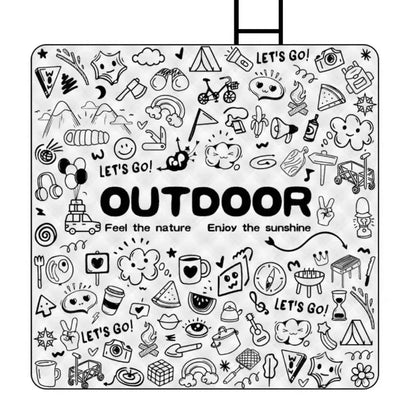 Vochtbestendige Picknickmat 200x200 cm - Geschikt voor Buiten en Machinewasbaar