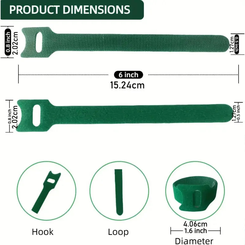Klittenband binders 100 stuks nylon