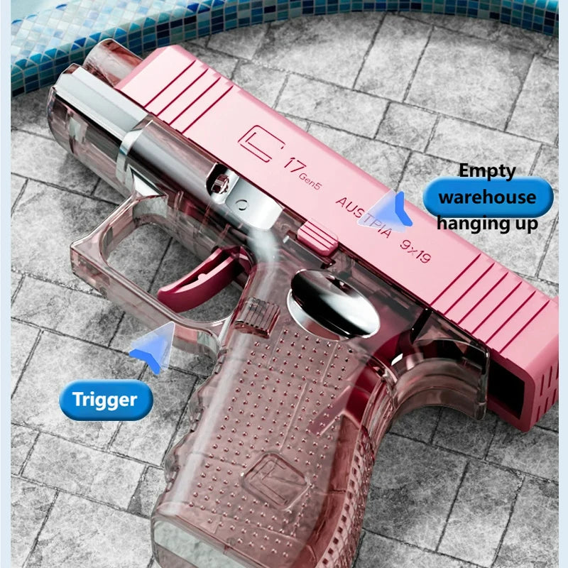 Mini Water Gun without Batteries for Outdoor Fun