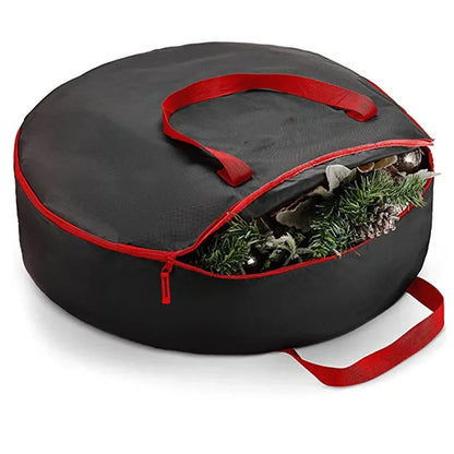 Opbergtas kerstboom decoratie rood 210D Oxford