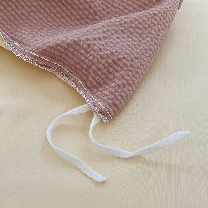 Dekbedovertrekset microfiber 3-delig met rits