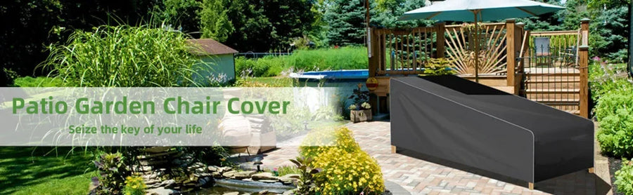 Sun Lounger Protective Cover Waterproof and UV-Resistant