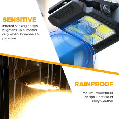 Clip-on Solar Wandlamp met Bewegingssensor