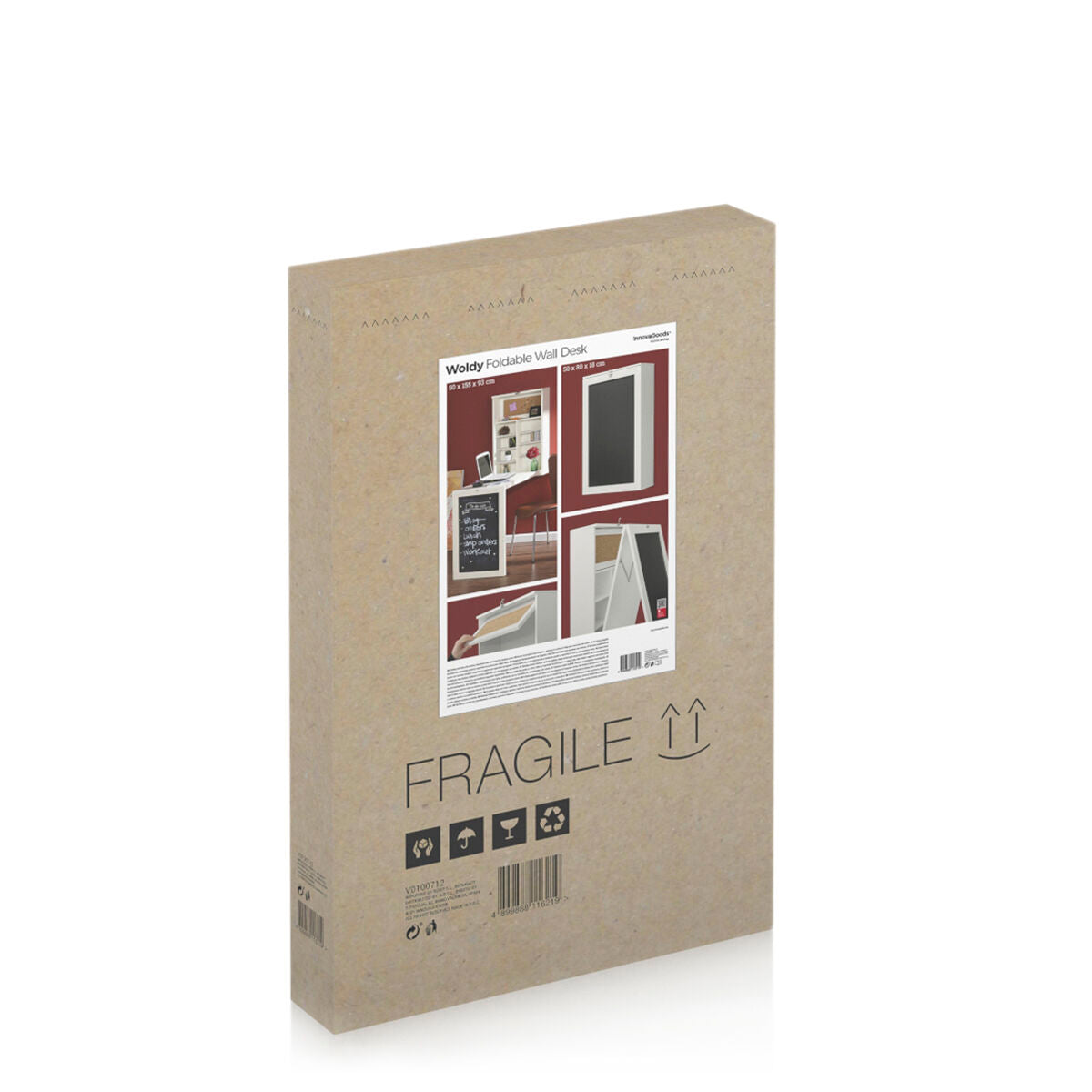 Innovagoods Vouwbaar Wandbureau Woldy Innovagoods