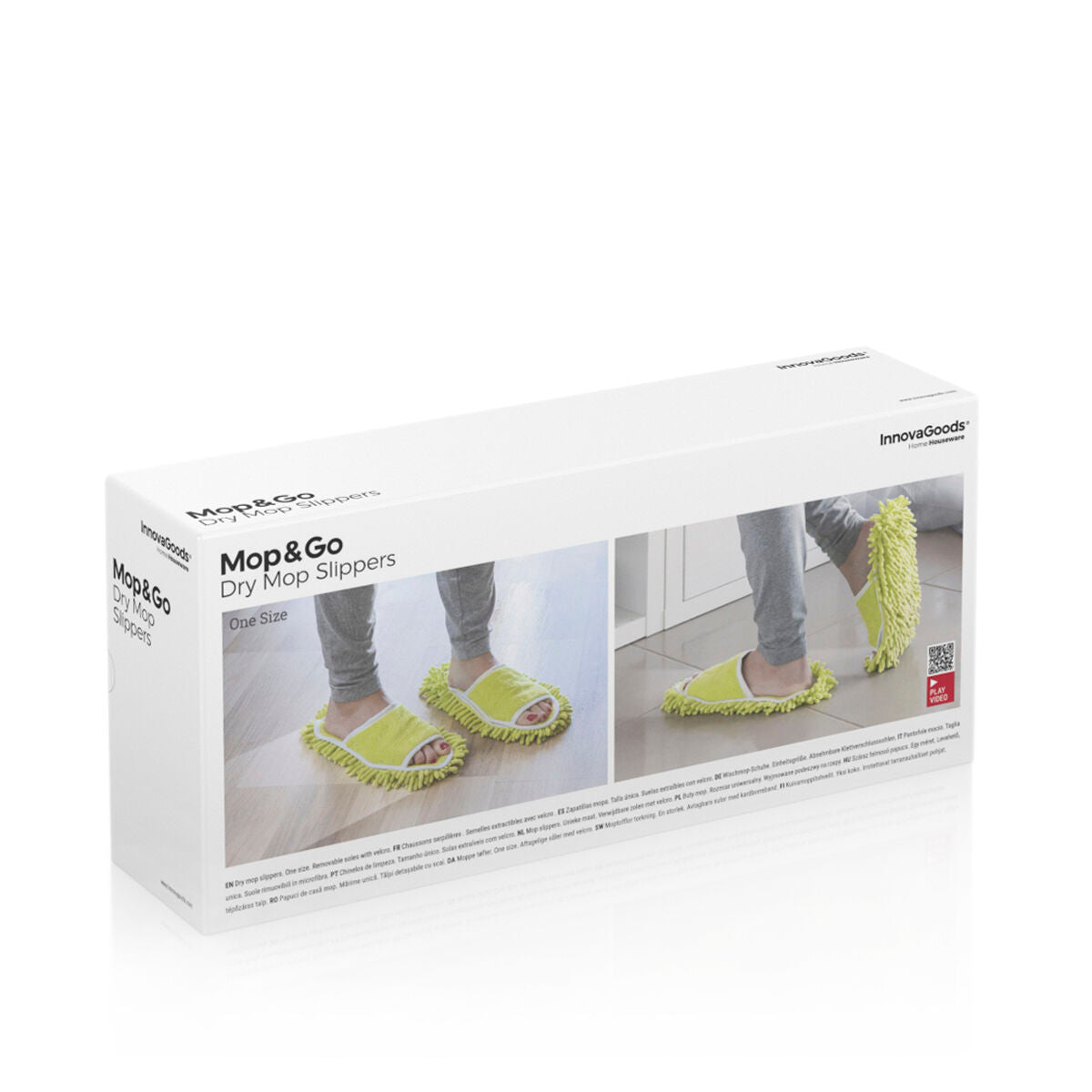 Innovagoods Slippers Met Mop Mop&Go Innovagoods