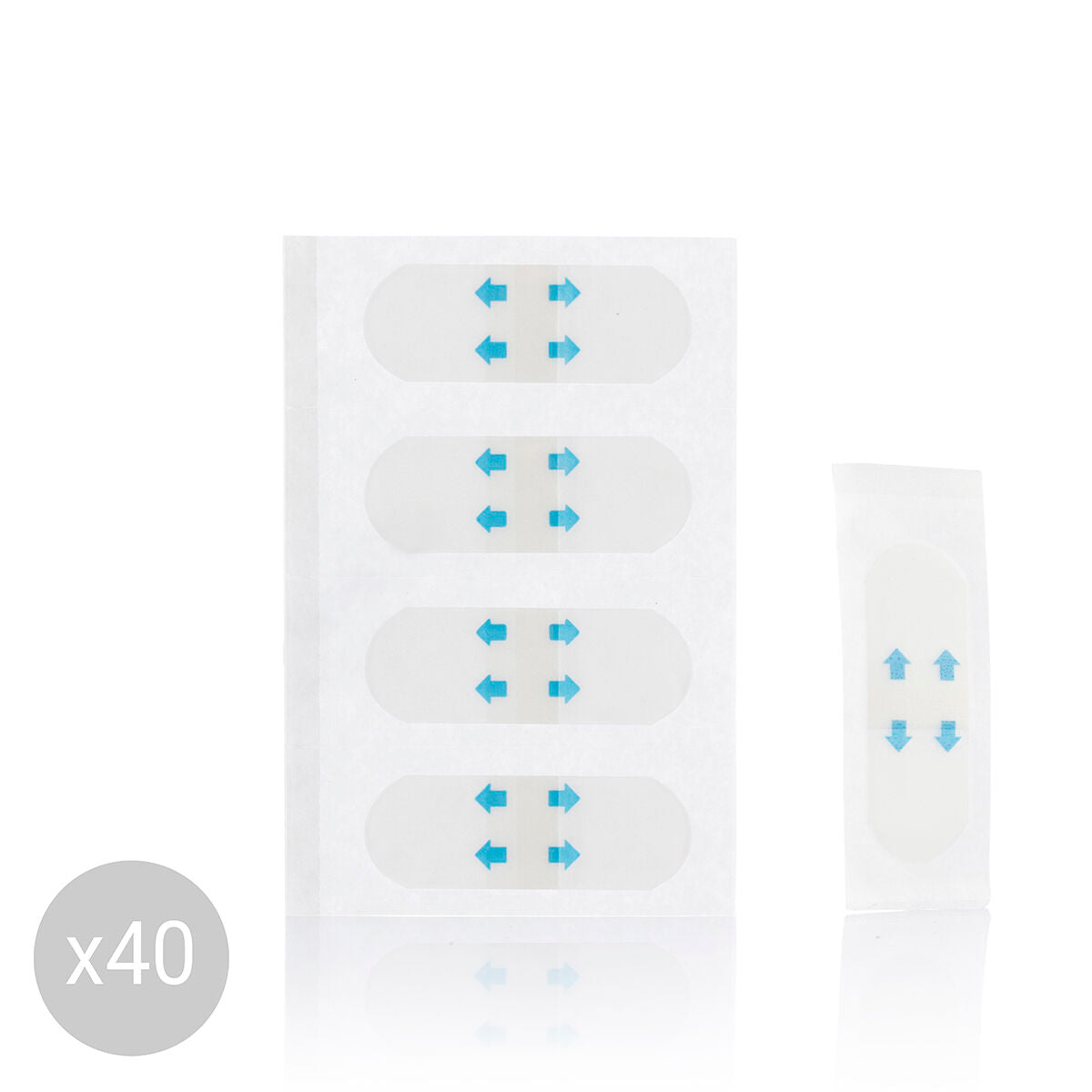 Innovagoods Onzichtbare Zelfklevende Gezichtliftende Pleisters Liftrik Innovagoods 40 Stuks