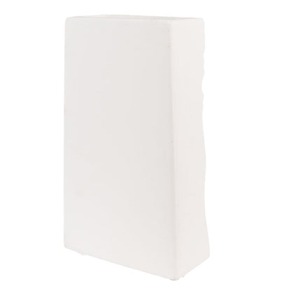 Vaas Gezicht 15x9x25 cm Wit Keramiek Decoratie Vaas