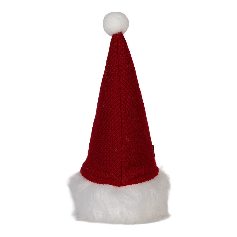 Christmas decoration with LED lighting Gnome 10x10x25 cm / 3xAA Red Synthetic