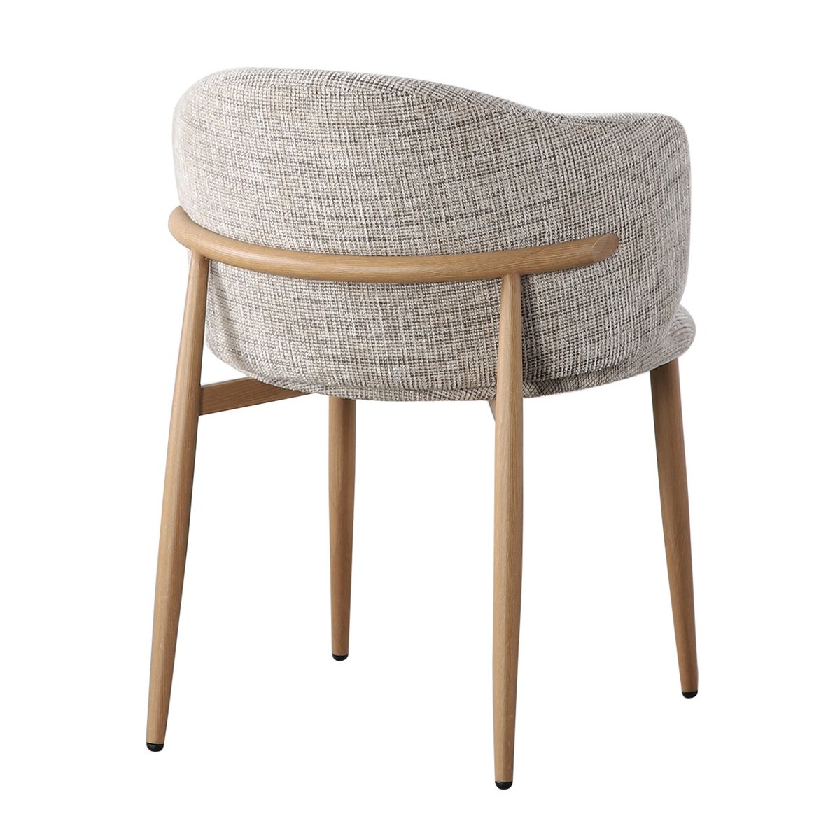 Eetkamerstoel Okura set van 2 beige 58x57.5x75.5 cm