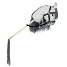 Hobby horse open mouth Star grey mottled