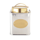Koffiekast 10x10x10 cm roestvrij staal zilver goud