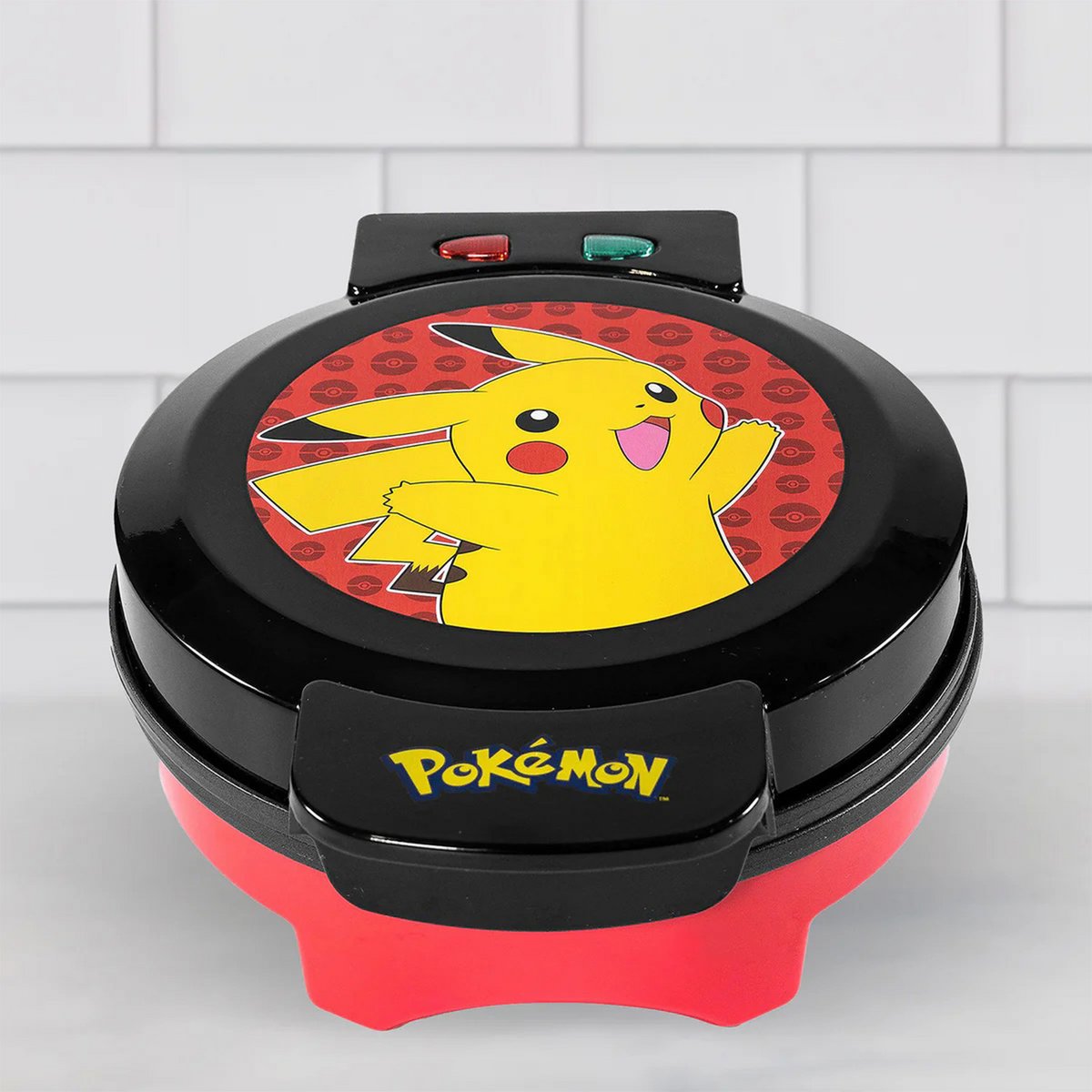 Wafelijzer Pikachu rond