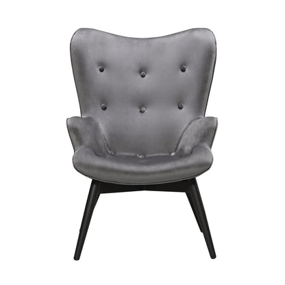 Armchair grey velvet