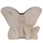 Flower pot Butterfly 24x10x19 cm Beige Stone