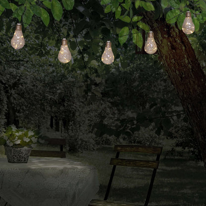 Lichtsnoer 10 LEDs zonne-energie plastic