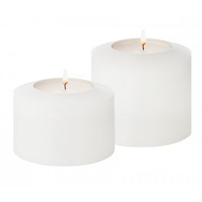 Theelichthouder Cornelius Ø7 cm wit beige