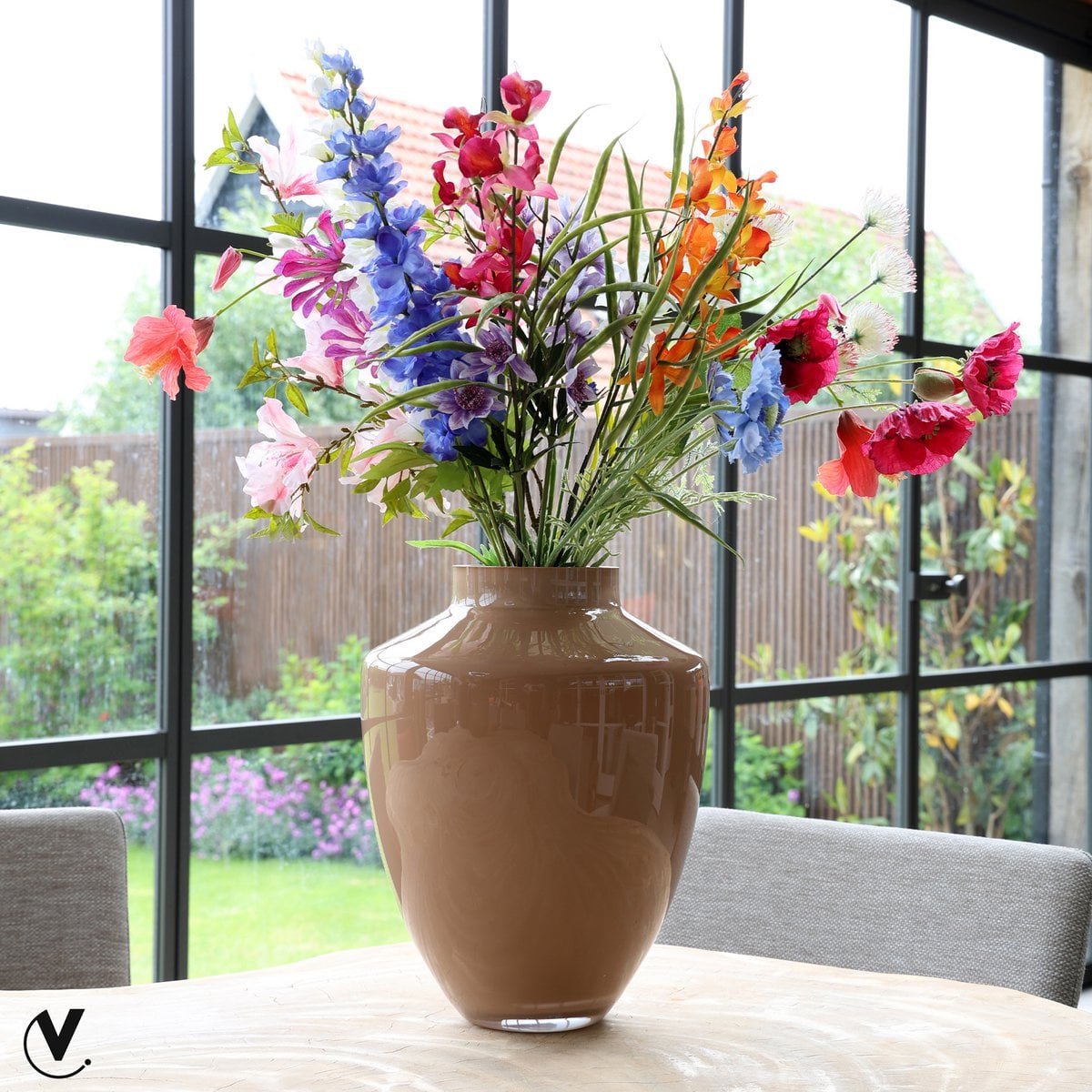 Vaas Tugela S sand Ø24.5x29 cm glas