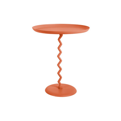 Bijzettafel 44x52 cm ijzer oranje