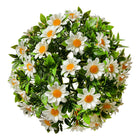 Buxus bol Ø 17 cm Wit Groen Kunststof