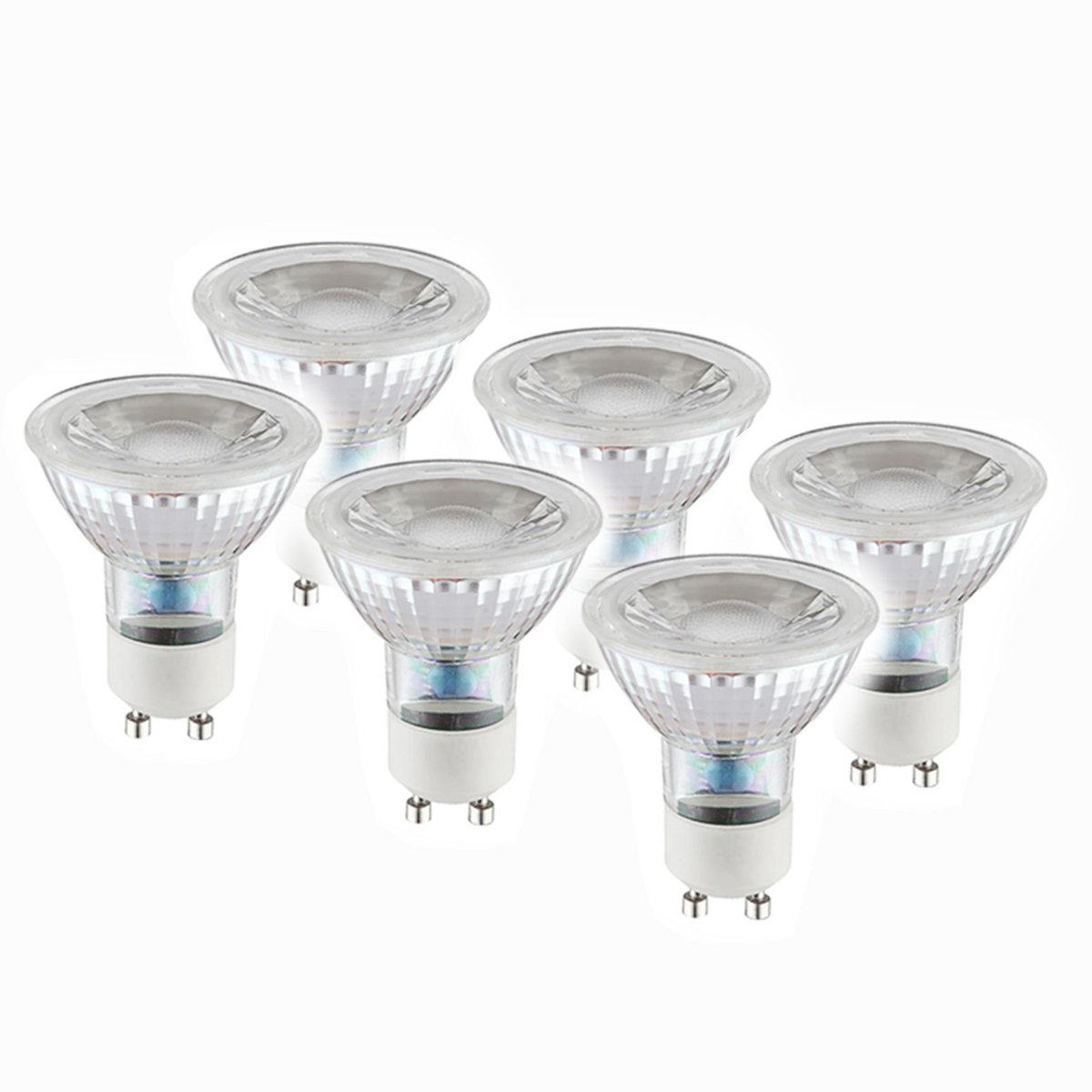 LED lamp GU10 5W warm wit set van 6