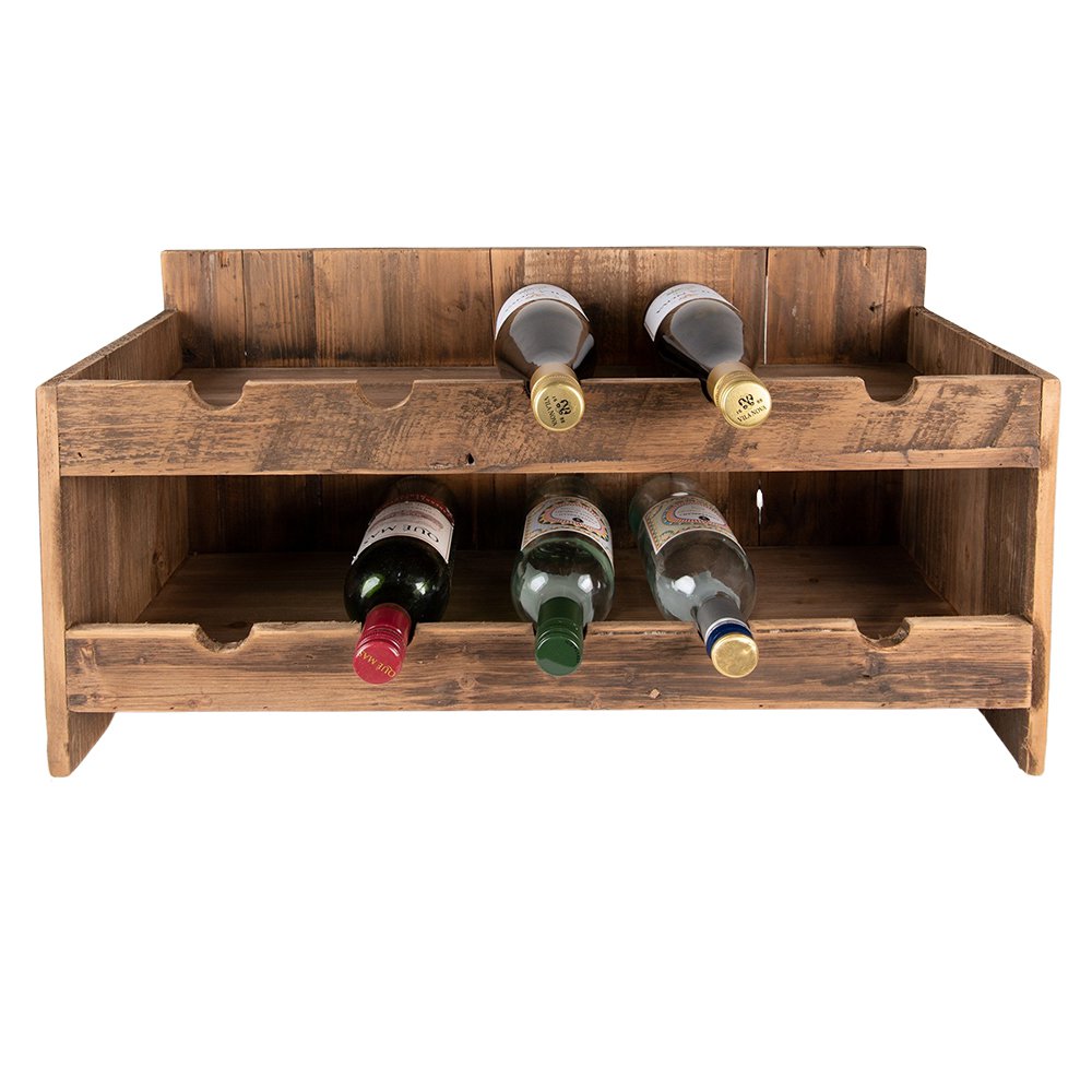 Wijnrek 65x28x33 cm hout