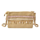 Handtas synthetisch bruin 30x3x18 cm