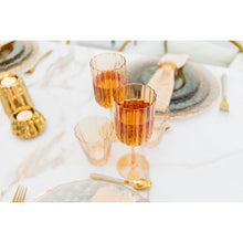Aulica 100701 Set of Six Golden Water Glasses for Parties