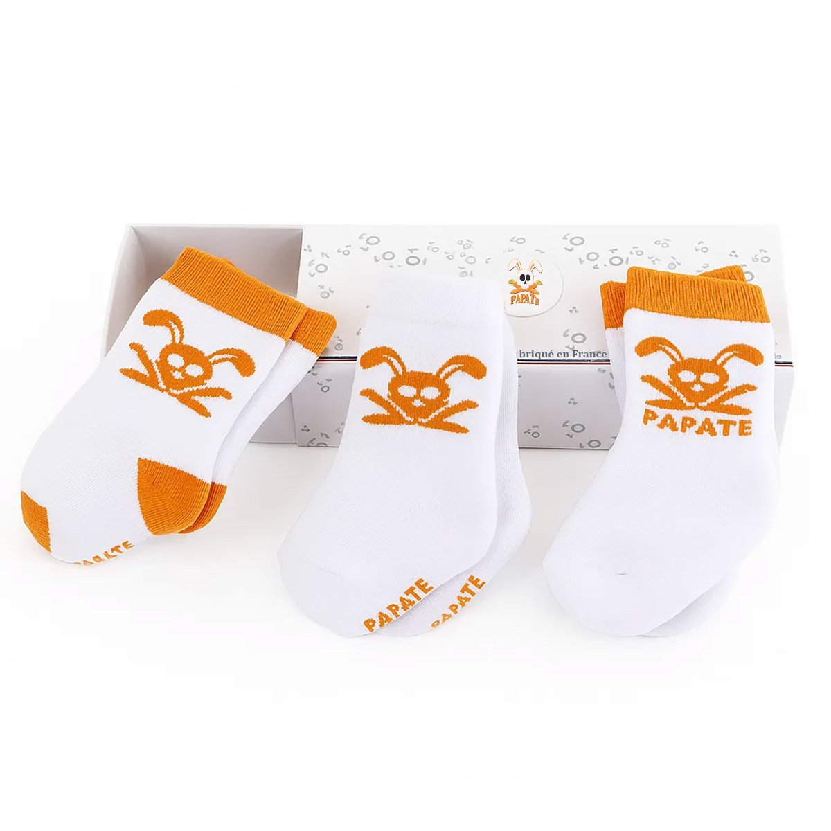 Organic cotton newborn socks