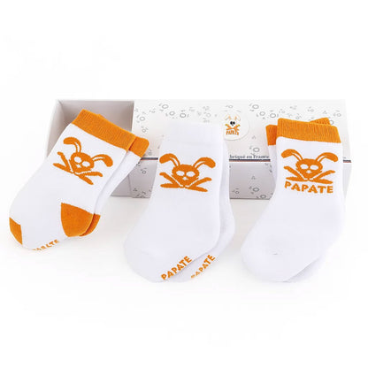 Organic cotton newborn socks
