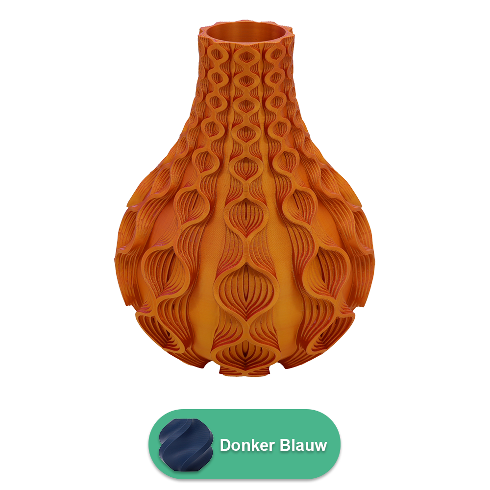 3D vaas Coral PLA 20-34 cm