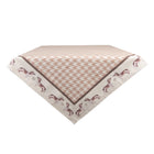 Tablecloth 150x150 cm Brown Cotton Dachshund Tablecloth