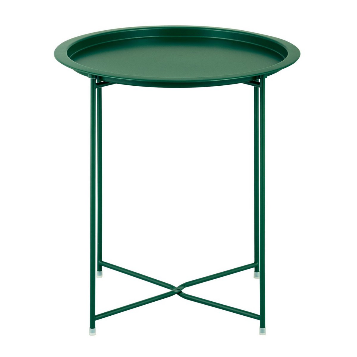 Bijzettafel metaal Ø 47x51 cm opvouwbaar