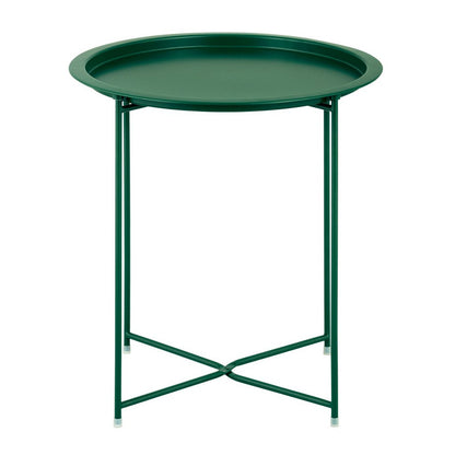 Bijzettafel metaal Ø 47x51 cm opvouwbaar