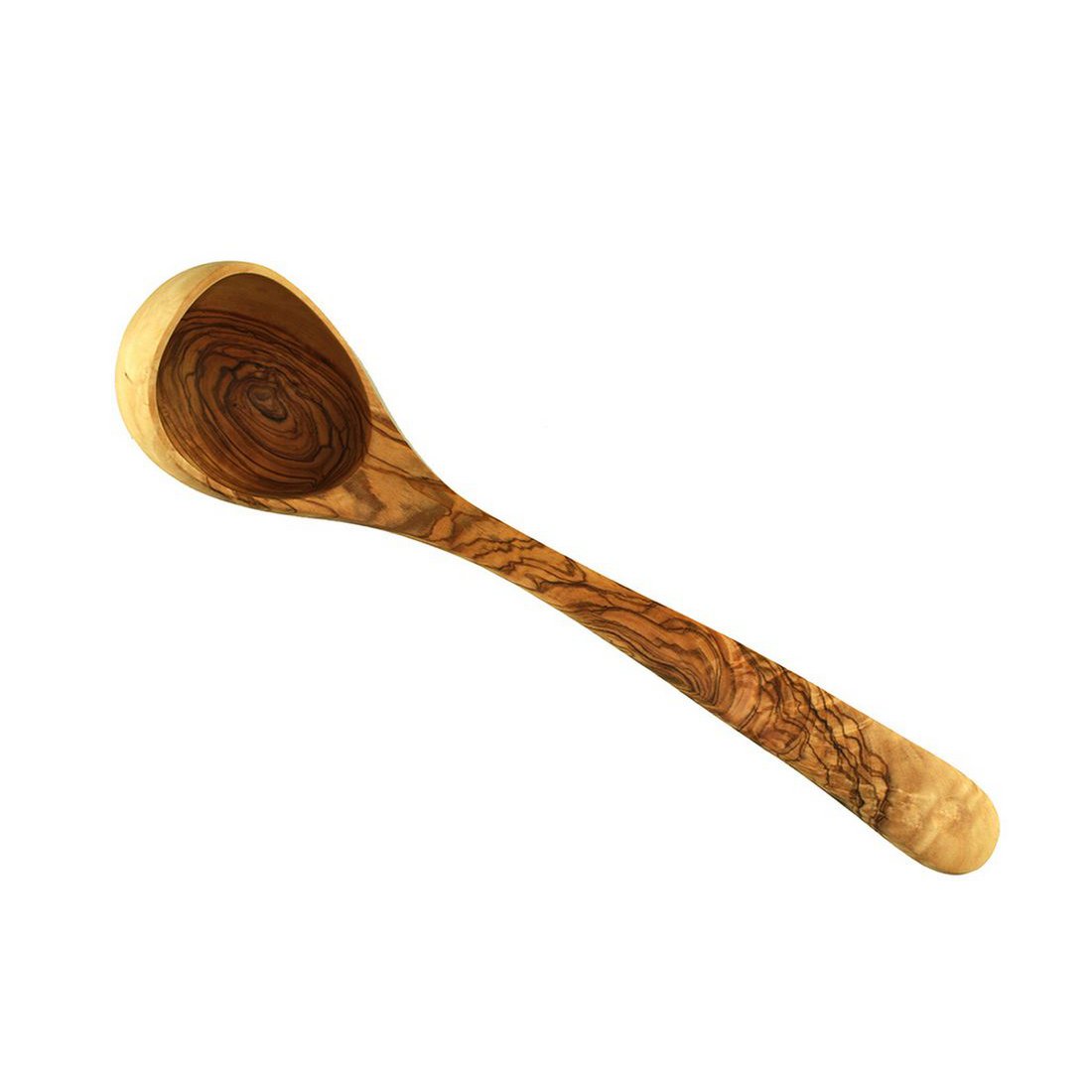 Pollepel olijfhout 25 cm