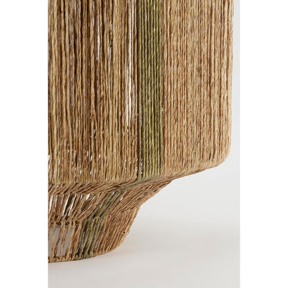 Lantaarn H51 x Ø40 cm jute donkergroen