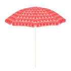 Strandparasol H180 x Ø160 cm roze hartjesprint