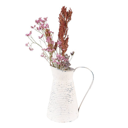 Decoratie Kan 20x15x24 cm Beige IJzer Woonaccessoires