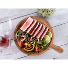 Wooden pan decoration pan wood 32x25 cm bowl acacia fixed