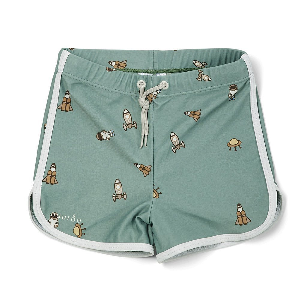 Zwemshort lichtgroen Space UV 50+
