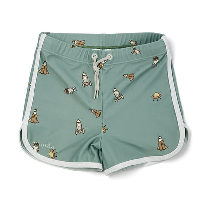 Zwemshort lichtgroen Space UV 50+
