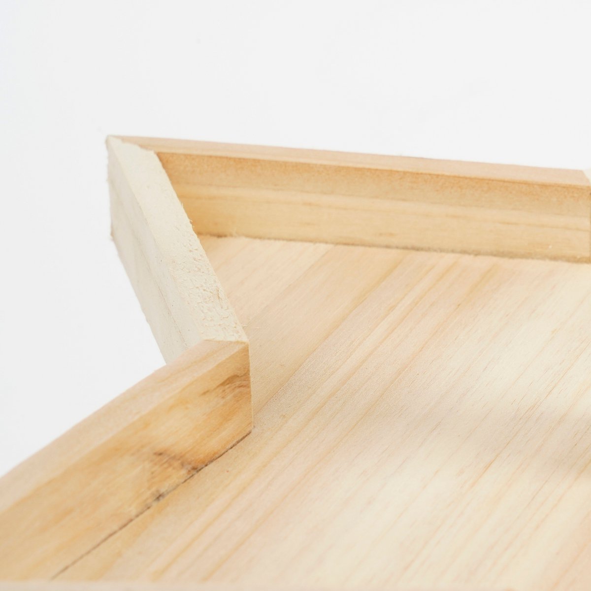 Etagère hout bruin 3 niveaus stervormig