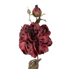 Kunstbloem tak 73 cm rood kunststof